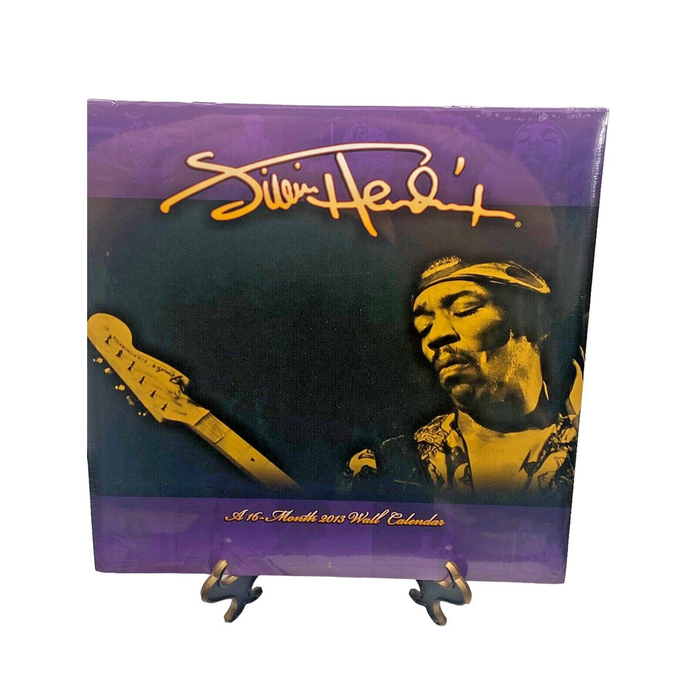 DateWorks Jimi Hendrix Wall Calendar 2013 New Sealed Collectors Item Memorabilia